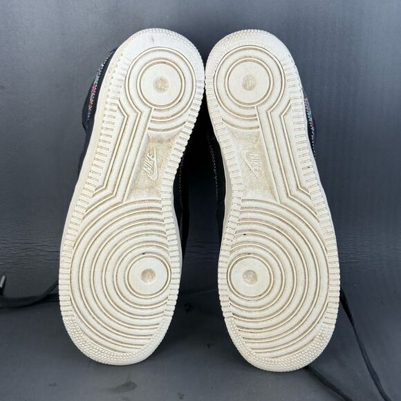 Nike Air Force 1 High '07 LV8 Black Black Summit  sneakers mens size 10 - Picture 8 of 8